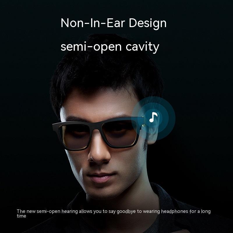 Smart Glasses: Black Technology Headset Bluetooth Sunglasses